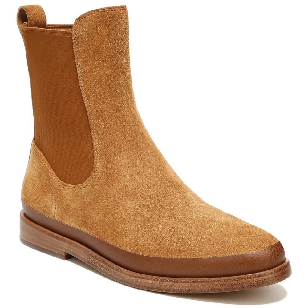 Vince Cecil leather bootie with bag
